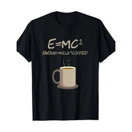 Men's E=MC2 Equation T-Shirt - Funny Physics Nerdy Casual Shirt, Breathable Machine Washable Tee for