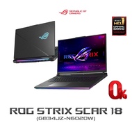 (clearance 0%) ASUS Notebook ROG STRIX SCAR 18 (G834JZ-N6020W) : i9-13980HX/32GB/SSD 1TB/18"QHD+ IPS240Hz/RTX 4080 12GB/Windows11H/Warranty3Year Onsite/DEMOตัวโชว์ /G834JZ-N6020W /ROG-STRIX-SCAR18