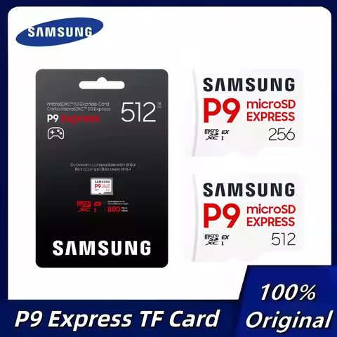 Original Samsung P9 Express microSD Express Card 512GB 256GB microSDXC Memory Card Up to 800 MB/s fo