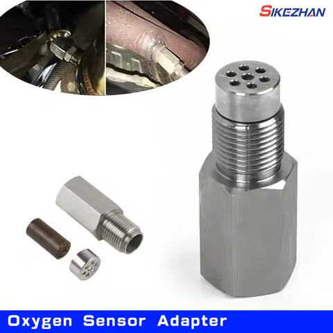 1pcs Oxygen Sensor Adapter Car Check Engine Light Fix Catalytic Mesh Oxygen O2 Sensor Spacer Adapter
