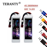 4S 14.8V 2800mAh 45C Model Aircraft Battery Drone Locomotive Ship Model Rechargeable Model Toy Lithi