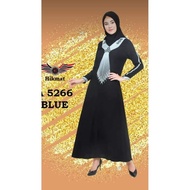 Terlaris Baju Muslim,Gamis Pesta, Abaya, Hikmat Fashion A5266 Blue