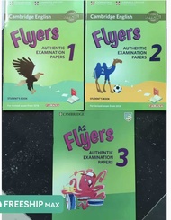 Sách luyện thi Cambridge English Flyers students book 123 cho bé