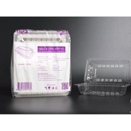 Clear Plastic Box Flip Cover HTP-45 Size 10 x 16.9 x 6 cm 100 Pieces