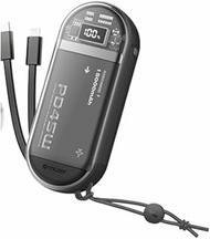 Mazer PC45LINK1545 15000mAh/57.5Wh Power Bank, PD45W Fast Charging, Flight-Approved Compact Charger