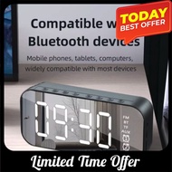 BEST SELLER [ FLASH SALE ] READY STOCK Bluetooth Music Player Portable Speaker FM Radio Alarm Clock 