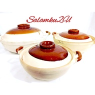 CERAMIC/ CLAYPOT WITH LID/PERIUK TANAH