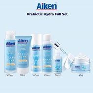 AIKEN Prebiotic Hydra Plus With Rice Water Full Set Facial Cleanser | Micellar Water |Moisturiser | 