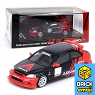 INNO64 Honda Civic Type R EK9 Advan Livery 1/64 IN64-EK9-AD Đồ chơi mô hình xe hơi