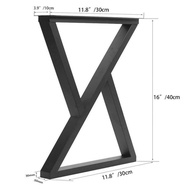 Iron Table Leg Style Black Coffee Metal Heavy-Duty Leg Country Bench Industrial Bench Table Leg 49IO