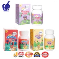 SHINE CUTIE VITAMIN C  WITH LYSINE 100 TABLETS STRAWBERRY