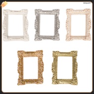 5 Pcs Home Decor Mini Frames Doll House Tiny Retro Resin Miniature Picture 4.80X3.60X0.30CM  daiquan