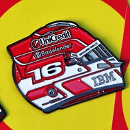 F1 Driver Helmet Pin