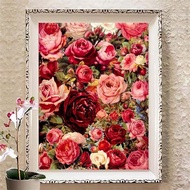 Tranh thêu kín Ngàn Đóa Hoa Hồng - Kích thước :60x85cm (tranh chưa thêu) d75