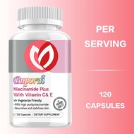 Improve skin and body capsules-niacinamide, vitamin C, vitamin E, vitamin B1, vitamin B2, taurine