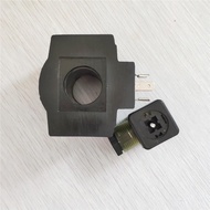 Hydraulic solenoid valve coil inner hole 26mm long 48mm AC220V with socket can replace MFJ12-54YC
