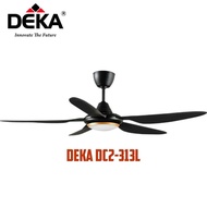 DEKA DC2-313L 56" CEILING FAN 12 SPEED DC INVERTER MOTOR WITH LED LIGHT [TWIN PACK]