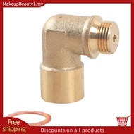 M18x1.5 90 Degree Oxygen Sensor Extender Brass Oxygen Sensor Spacer O2 Sensor Adapter Oxygen Sensor 