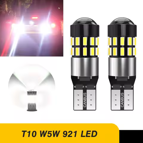 2pcs Plug and Play T10 W5W Car Led Bulb 30SMD 3014 Chips Door Light Luggage Compartment For Nissan Q