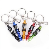 Suspension Keychain Key Chains Ring Key Keyring Coilover Spring Shock Absorber