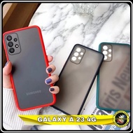 TOMBOL Samsung Galaxy A 23 A23 4G Softcase Transparent Color Button Casing