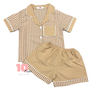 16-45KG Bộ Pijama Đùi Bé Trai Bé Gái Chất Lụa Hàn Bé Mặc Mùa Hè Siêu Mát Cực Thích - Đồ Ngủ Cho Bé/ 