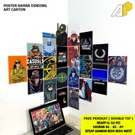 Poster Dinding Kamar Gambar Casual supporter/ Poster casual / Poster Kamar / Hiasan Dinding / COD