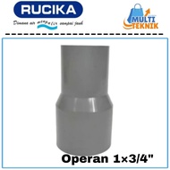 RUCIKA PVC pipe fitting connection AW Reducing Socket Operant 1u3/4"