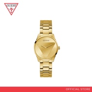 GUESS EMBLEM LADIES TREND Gold Tone Case Champagne Dial Watch