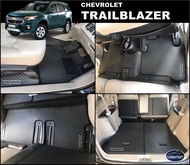 พรมปูพื้นรถยนต์TRAILBLAZER ลายไบเค่นสีดำ+แผ่นกันสึก เต็มคัน