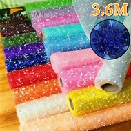 3.6*50cm/roll Snow Dot Gauze Bouquet Packaging Handmade DIY Flowers and Paper Roses Diy Flower