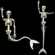 Children Toys Skeleton Mermaid Skeleton Flexible Decoration Halloween Fish Skeleton 80cm Plastic Fis