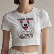 Bull Terrier Crop Top - Gothic Shoujo Style