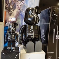 Bearbrick × BAPE × NBHD A BATHING APE(R) neighborhood(R) 400% 28cm Gear Joint Be@rbrick High Quality Anime Action Figures / Toy / GK / Collection / Gift