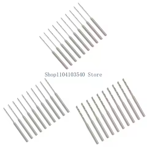 02DC Multipurpose 2.35mm Shank Mini Twist Drill Bit Set for Jewelry Making and DIY Projects Engravin