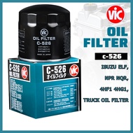 VIC C-526 Oil Filter for Isuzu Forward NPR NQR 4HF1 4HE1 4HL1 4HG1 6HK1 Diesel Truck Engine