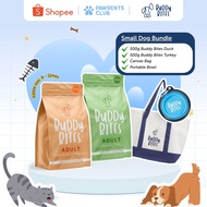 Buddy Bites - Brand Box for SMALL Dogs (2 x 500g kibble + Canvas Bag + Collapsible Bowl)
