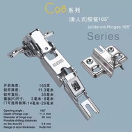 Dongtai DTC Large Angle Hinge 165 Degree 180 Degree Damping Linkage Door Folding Door Hinge 135 Degr