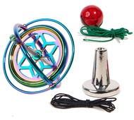 Precision Gyroscope Kill Time Metal Anti-Gravity Spinner Balance Toy Colorful JA05