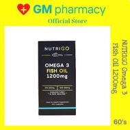 [PROMO] NUTRIGO Omega 3 Fish Oil 1200mg (60 CAPSULES) exp10/27