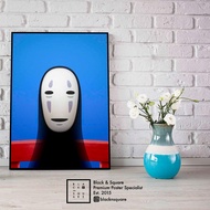 Premium Poster - Spirited Away - No Face - Fiber Frame 42x60cm