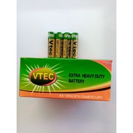 10 Packs 40 pcs VTEC 1.5 V extra heavy duty AA battery