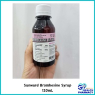 SUNWARD BROMHEXINE SYRUP 120ML Phlegm Kahak