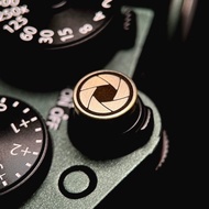 可客製精雕黃銅相機快門按鈕螺紋 快門帽 適用富士徠卡尼康佳能