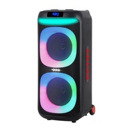 Partybox Portable Bluetooth Speaker With Dynamic RGB Lighting TF USB AUX TWS Karakoke