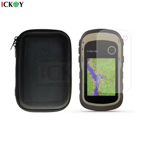 Carrying Outdoor Portable Case Storage Bag+Screen Protector for Garmin Etrex 32x 22x 30x 20x 10x 10 