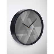 Deco Clock - Gray bokeh Clock