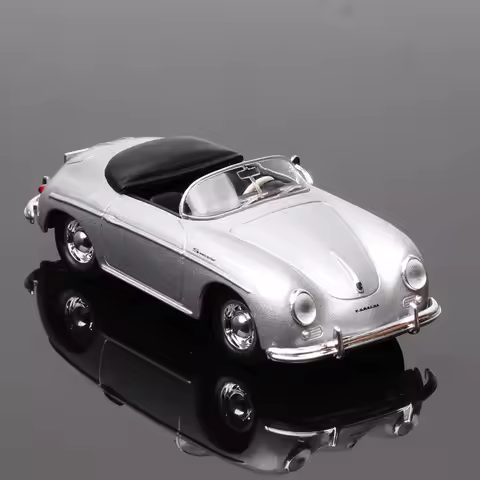Welly 1:24 Porsche 356A Speedster Alloy Sports Car Model Diecast Metal Classic Car Vehicles Model Hi