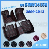 RHD Car floor mats for BMW Z4 E89 2009 2010 2011 2012 2013 Custom auto foot Pads automobile carpet c