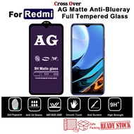 REDMI A1 5A 6 6A 7A 7 8 8A 9 9A 9C 9t 10 Full Screen Tempered Glass Matte BLUERAY Anti BLUE LIGHT